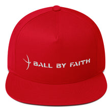 Load image into Gallery viewer, Ball By Faith Flat Bill Cap