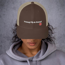Load image into Gallery viewer, Young Fly &amp; Saved Trucker Cap
