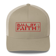 Load image into Gallery viewer, Ball By Faith Trucker Cap
