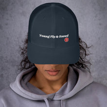 Load image into Gallery viewer, Young Fly &amp; Saved Trucker Cap
