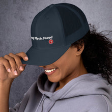 Load image into Gallery viewer, Young Fly &amp; Saved Trucker Cap
