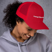 Load image into Gallery viewer, Young Fly &amp; Saved Trucker Cap
