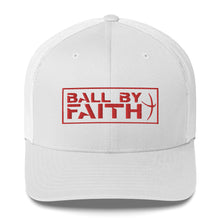 Load image into Gallery viewer, Ball By Faith Trucker Cap
