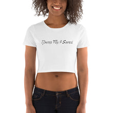 Load image into Gallery viewer, Young Fly &amp; Saved Women’s Crop Tee
