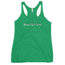 Load image into Gallery viewer, Young Fly &amp; Saved Women&#39;s Racerback Tank
