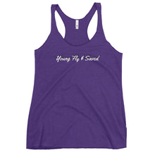 Load image into Gallery viewer, Young Fly &amp; Saved Women&#39;s Racerback Tank
