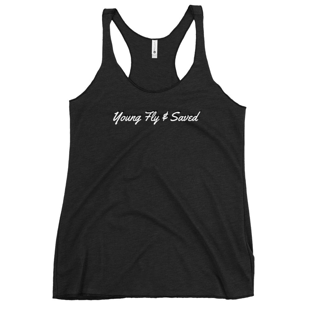 Young Fly & Saved Women's Racerback Tank