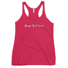 Load image into Gallery viewer, Young Fly &amp; Saved Women&#39;s Racerback Tank
