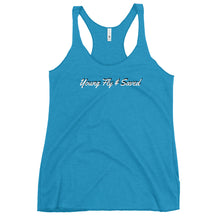 Load image into Gallery viewer, Young Fly &amp; Saved Women&#39;s Racerback Tank
